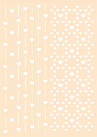 Joy! Crafts Polybesa Stencil - Lovetime