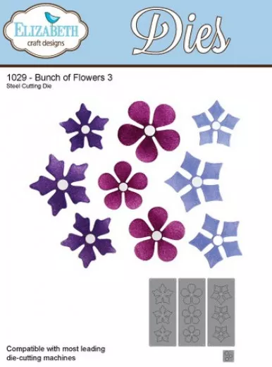 Metal Cutting Die - Bunch of Flowers 3