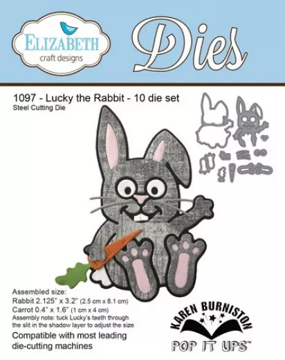 Metal Cutting Die - Lucky the Rabbit