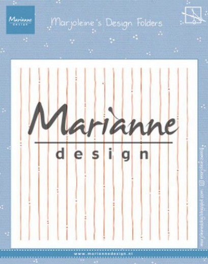 Embossing Folder - Marjoleines Stripes