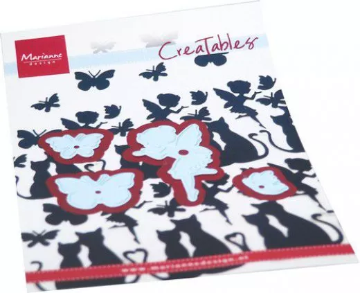 Creatables - Silhouette Fee und Schmetterlinge