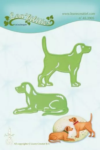 Lea bilitie Präge- + Schneideschablone - Hund 2
