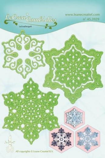 Lea bilitie Präge- + Schneideschblone - Ornament Krystal