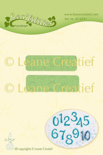Lea bilitie Präge- + Schneideschablone - Ziffer