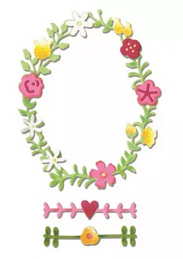 Thinlits Die - Floral Wreath 2