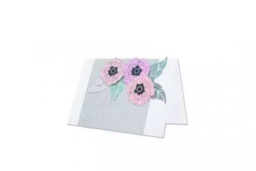 Framelits Die w/stamps - Folk Flower