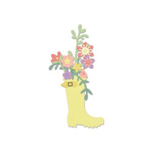 Thinlits Die Set - Rain Boot Planter