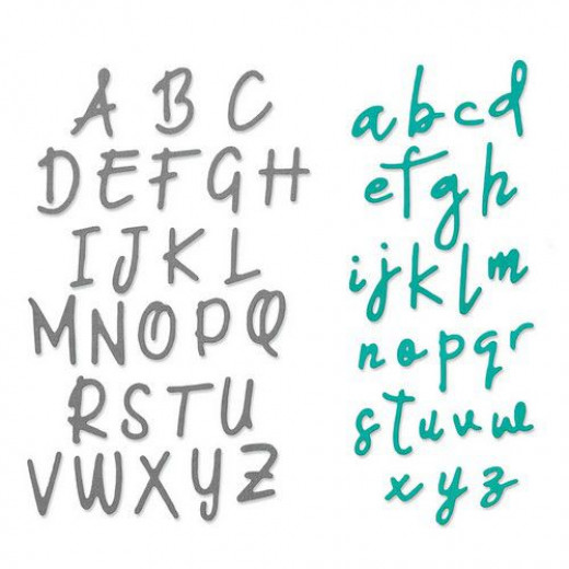 Thinlits Die Set - Alphabet  Set Emily Tootle