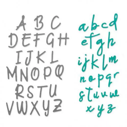 Thinlits Die Set - Alphabet Set Emily Tootle