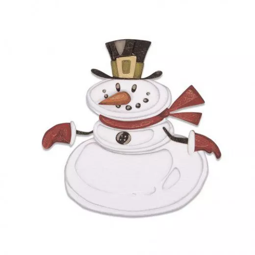 Thinlits Die Set - Mr. Snowman Colorize