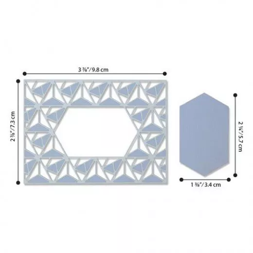 Thinlits Die Set - Geo Lattice Frame