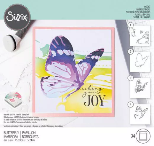 Sizzix Layered Stencils - Butterfly