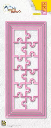 Multi Frame Die - Slimline Puzzle