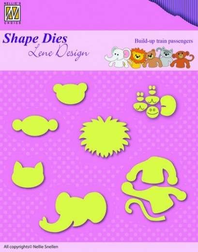 Shape Die - Lene Baby Aufbau Zug Passagiere