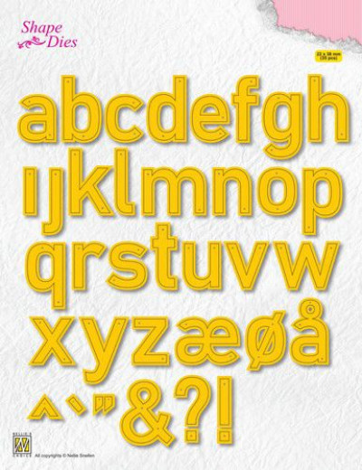 Shape Die - Alphabet groß