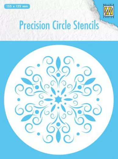 Precision Stencil - Rund stencil Blume