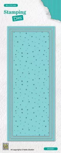 Stamping Die - Slimline Dots and Stars