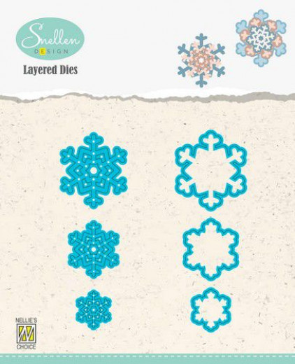 Layered Die - Schneeflocken 05