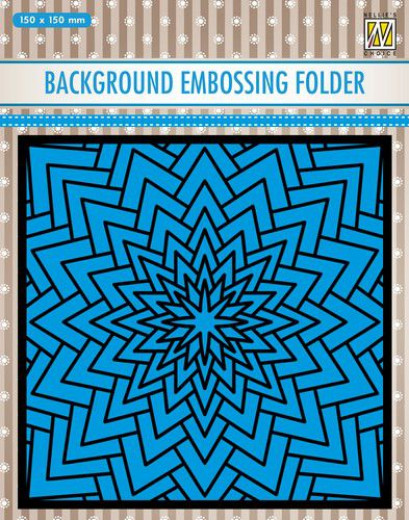 Embossing Folder - Hintergrund großer Stern