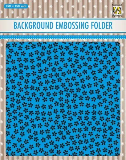 Embossing Folder - Hintergrund kleine Blumen