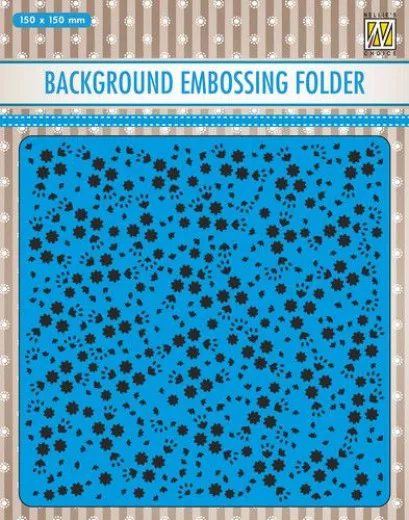 Embossing Folder - Hintergrund Blumen