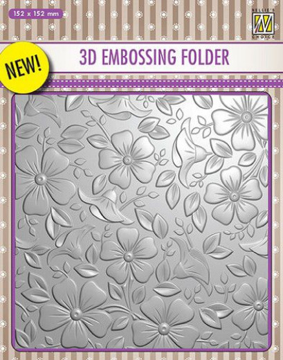 3D Embossing Folder - Blumen-3