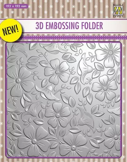 3D Embossing Folder - Blumen-3