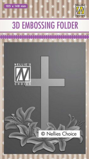 3D Embossing Folder - Kreuz