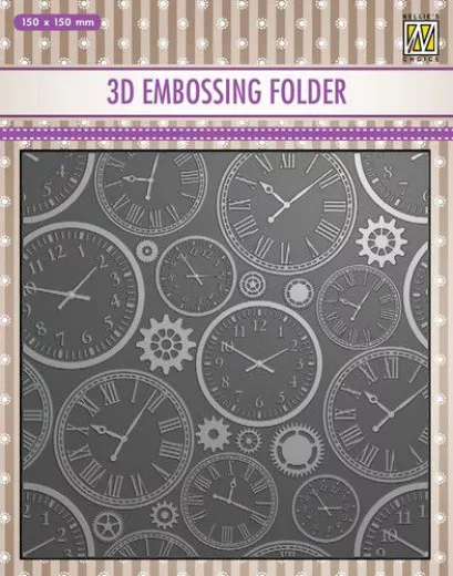 3D Embossingfolder - Zeit