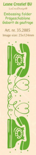Border Embossing Folder - Telefon