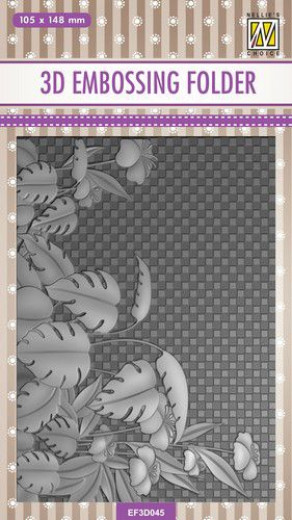 3D Embossing Folder - Monstera