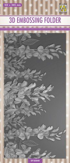 3D Embossing Folder - Slimline Lupinen