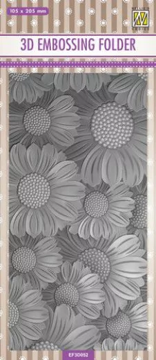 3D Embossing Folder - Slimline Marygolds