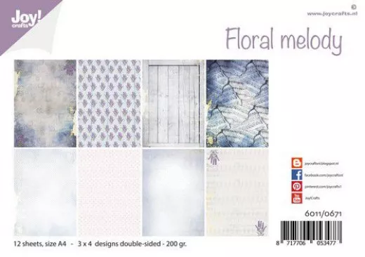 Joy Papierset - Design Floral Melody