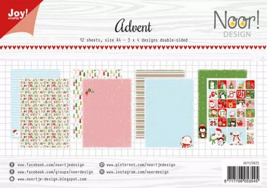 Papierset A4 - Noor - Design Advent