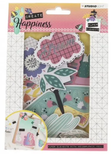 Die-Cut Paper Set - Background, Photo, Label and Extras Nr. 647