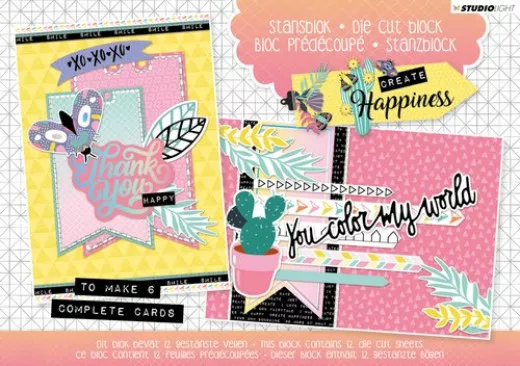 Decoupage Block - Folie Create Happiness