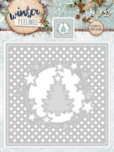 Embossing + Die Cut Schablone - Winter Feelings Nr. 62