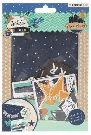 Studio Light Die Cut Paper Set - Winter Joys Nr. 657