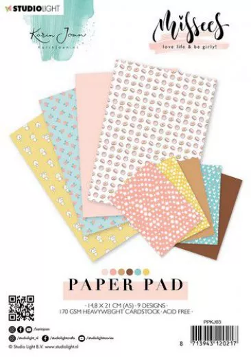 Paper Pad A5 - Karin Joan Missees Collection Nr. 3