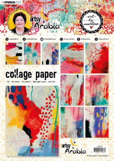 Studio Light Collage Paper A4 Art By Marlene Artsy Arabia Nr. 7
