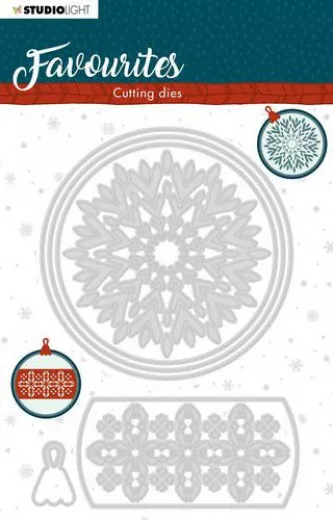 Embossing Die Cut Stencil Winters Favourites Nr. 340