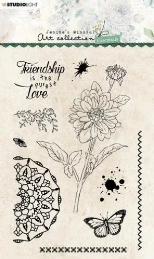 Clear Stamps - Jenines Essentials Dahlia Nr. 65