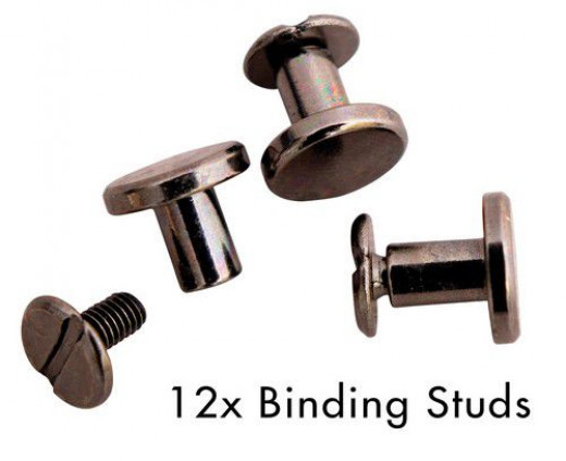 Binding Studs - Black Planner Essentials Nr. 1