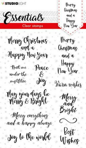 Studio Light Clear Stamps - Christmas Essentials Nr. 88