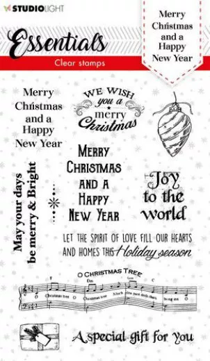 Studio Light Clear Stamps - Christmas Essentials Nr. 86