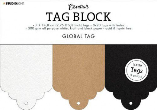 Studio Light Tag Block Essentials Gobal Nr. 4