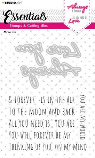 Clear Stamps and Cutting Die - Essentials Nr. 38