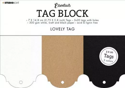 Studio Light Tag Block - Essentials Nr. 5