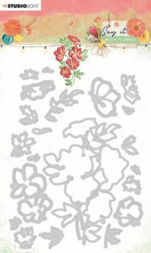 Cutting and Embossing Die - Say it with Flowers Nr. 403